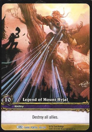 Legend of Mount Hyjal Extended Art