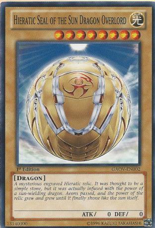 Hieratic Seal of the Sun Dragon Overlord