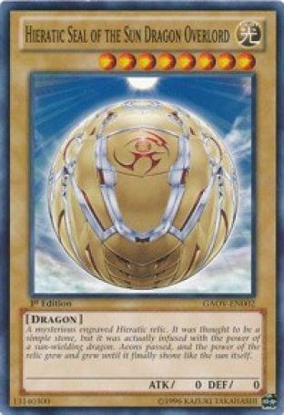 Hieratic Seal of the Sun Dragon Overlord