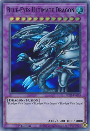 Blue Blue-Eyes Ultimate Dragon