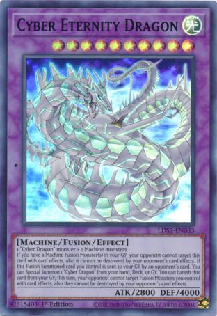 Blue Cyber Eternity Dragon