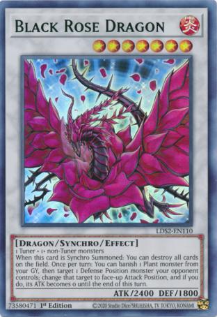 Green Black Rose Dragon