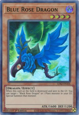 Green Blue Rose Dragon