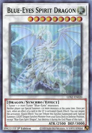 Blue-Eyes Spirit Dragon (Green)