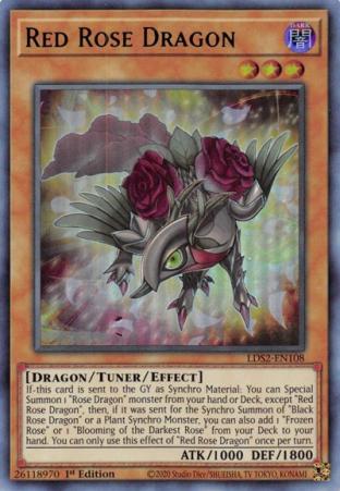 Red Rose Dragon (Green)