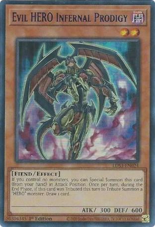 Evil HERO Infernal Prodigy (Blue)