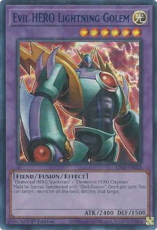 Evil HERO Lightning Golem (Blue)