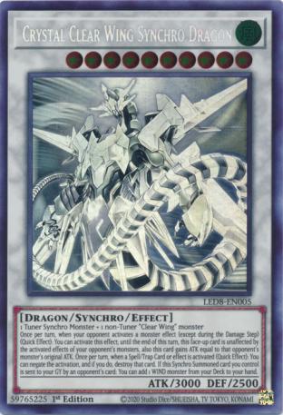 Crystal Clear Wing Synchro Dragon Ghost Rare