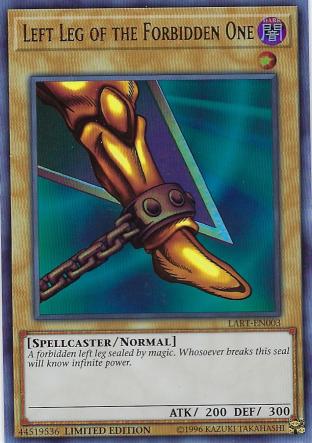 Lost art Left Leg of the Forbidden One