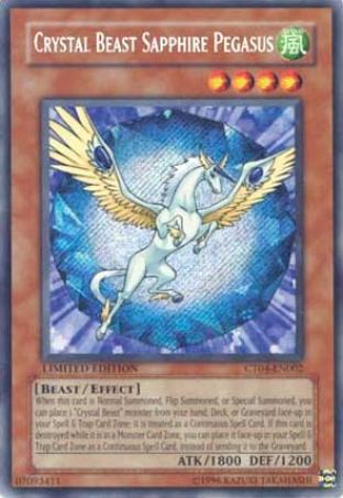 Crystal Beast Sapphire Pegasus