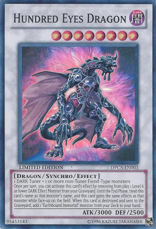 Hundred Eyes Dragon Tin Card