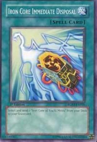 Iron Core Immediate Disposal
