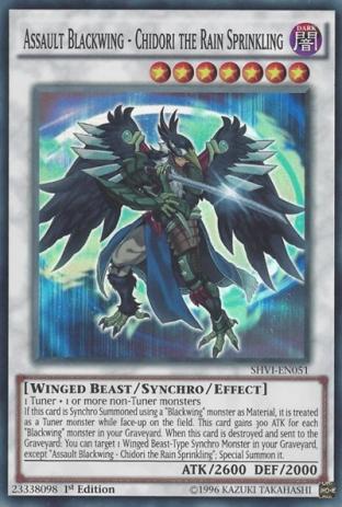 Assault Blackwing Chidori the Rain Sprinkling