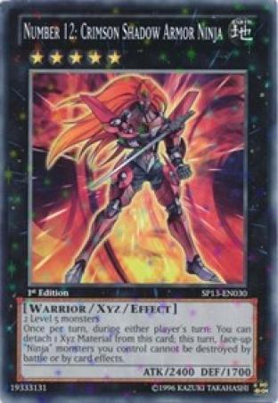Number 12: Crimson Shadow Armor Ninja (Starfoil)